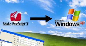 PostScript nyomtató (driver) telepítése Windows XP operációs rendszerre